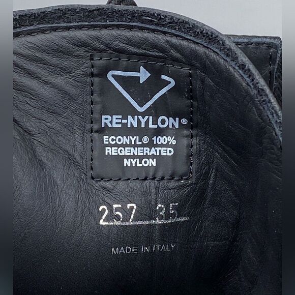 Prada Lug-Sole Tall Leather Combat Boots size 35 - Picture 12 of 16